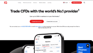 IG Broker Homepage