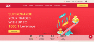 axi broker overview page