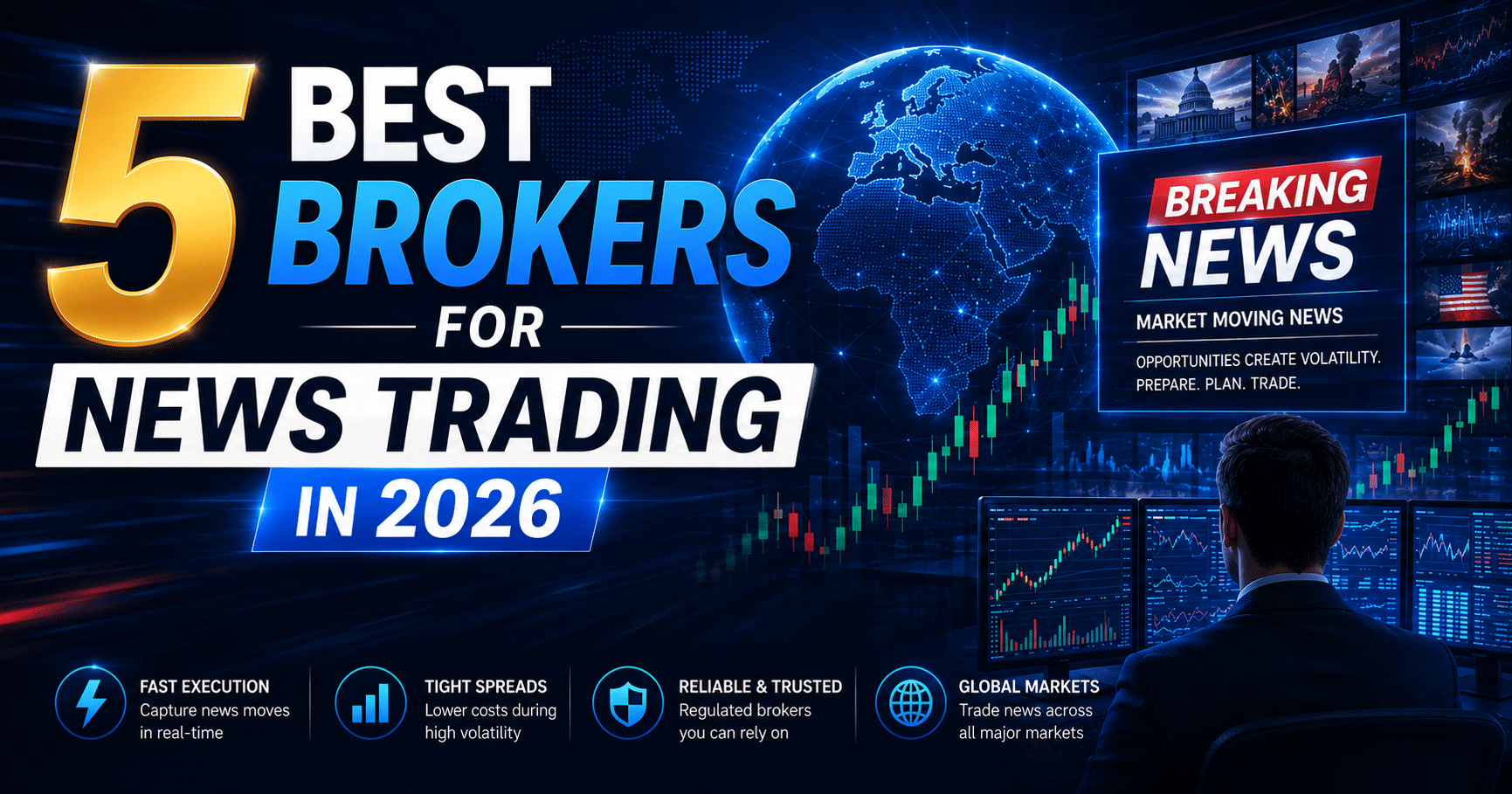 5 Best Brokers for News Trading in 2026